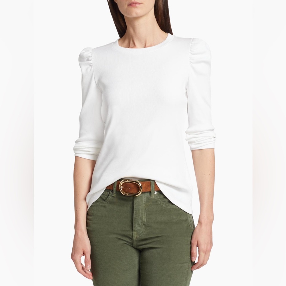 Veronica Beard
Britney Cotton Puff-Sleeve Top